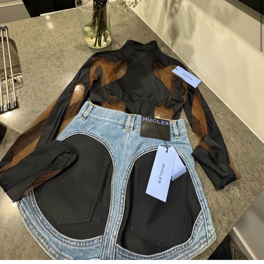 Mugler shorts , new with tags , size 36 , too small for me